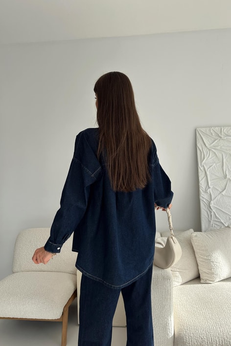 Riva Denim Gömlek Lacivert