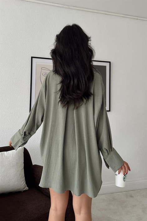 Tiril Basic Gömlek Haki