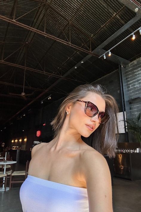 Big Cat Gözlük Leopar Desen