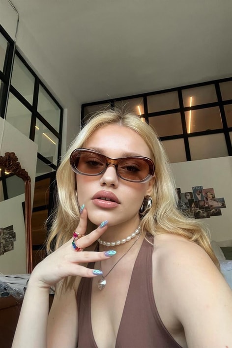 Butter Fly Gözlük Kahve