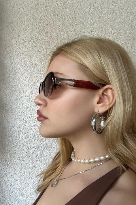 Butter Fly Gözlük Kahve