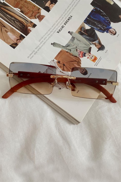 Cam Çerçeveli Myador Güneş Gözlüğü Sarı