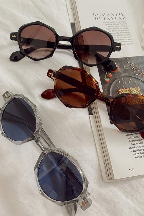 Daimond Leopard Güneş Gözlüğü Kahve