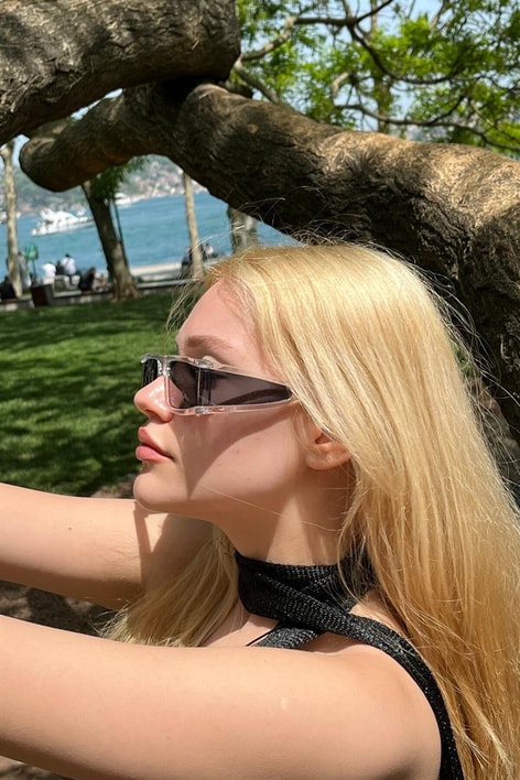 Dımpıl Gözlük Şeffaf Siyah