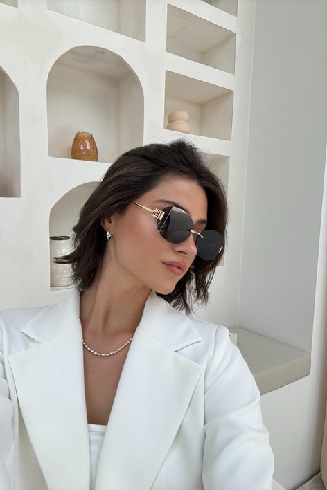Miu Miu RunWay Gözlük Siyah