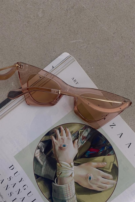 Sugar Cat Model Güneş Gözlüğü Pudra