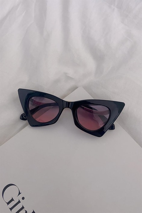 Sugar Cat Model Güneş Gözlüğü Siyah