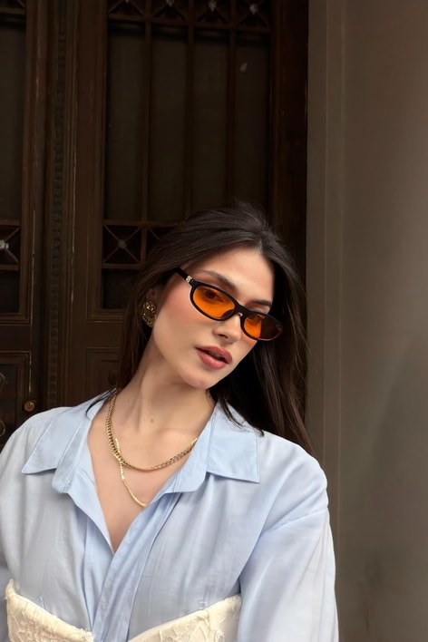 Zeon (Miumiu) Gözlük Turuncu