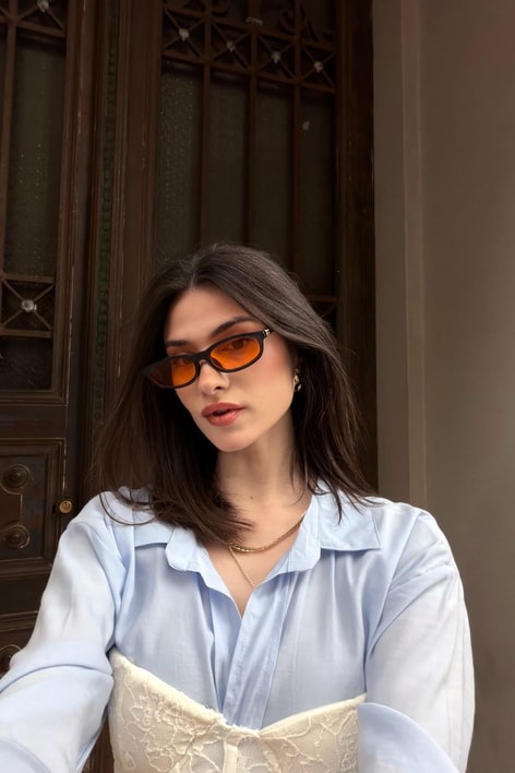 Zeon (Miumiu) Gözlük Turuncu
