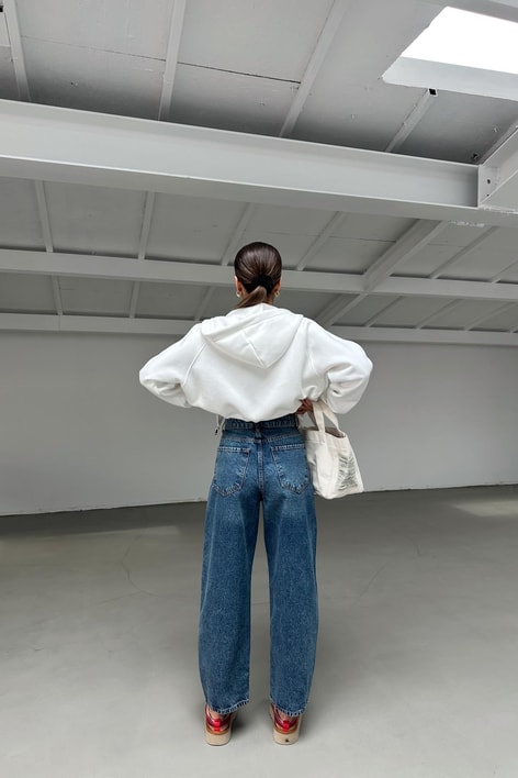Barrel Jean Mavi