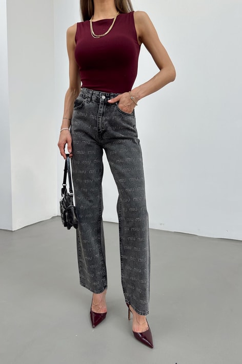 Miu Dökümlü Palazzo Jean Füme
