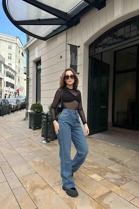 Staple Jean Koyu Mavi