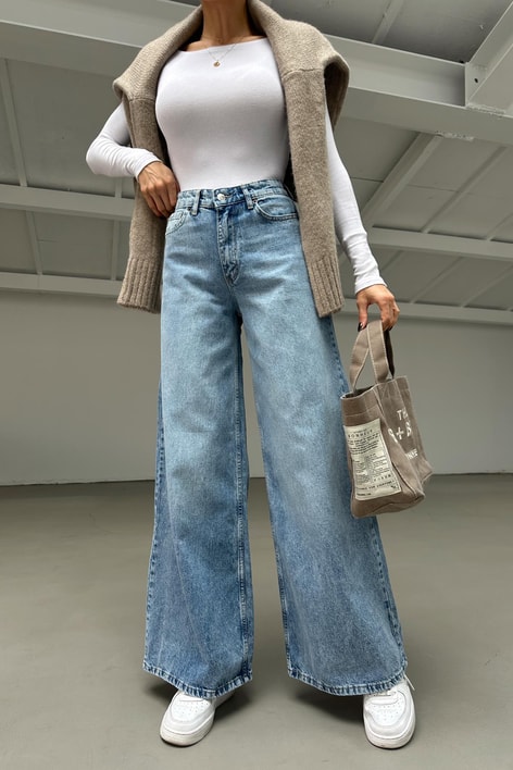 Street Baggy Jean Açık Mavi