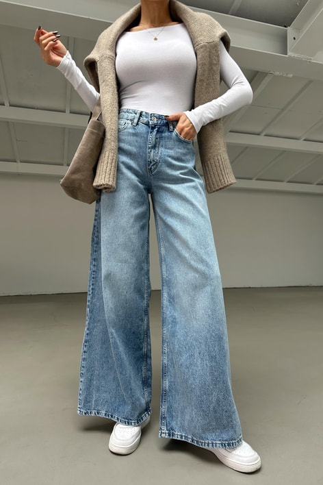 Street Baggy Jean Açık Mavi