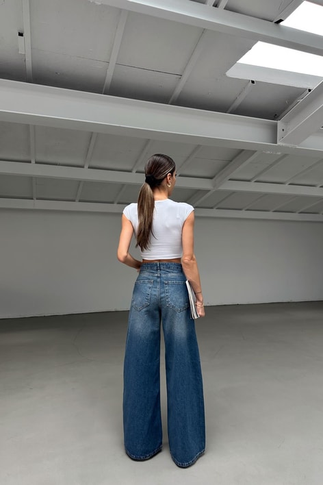 Street Baggy Jean Mavi