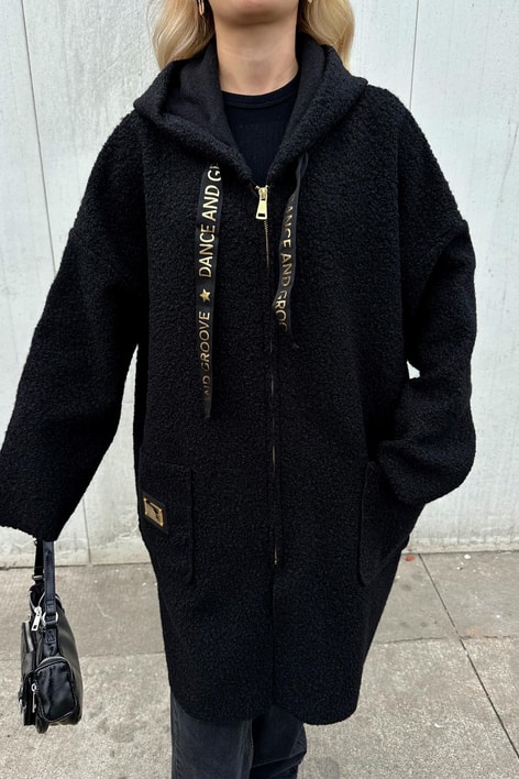 Buklet Oversize Kaban Siyah