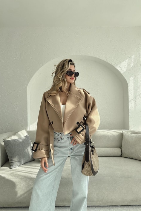 Kemerli Mini Kaşe Mont Taş