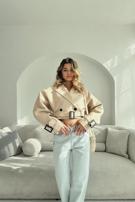 Kemerli Mini Kaşe Mont Taş