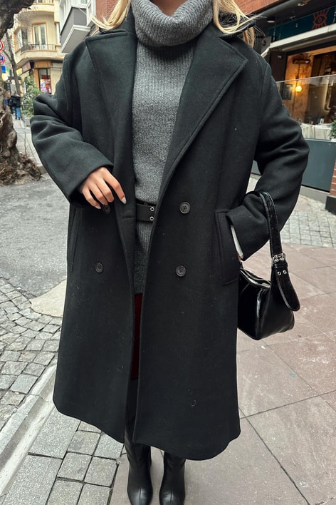 Oversize Kaban Siyah