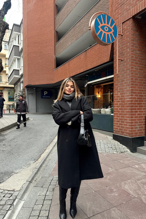 Oversize Kaban Siyah