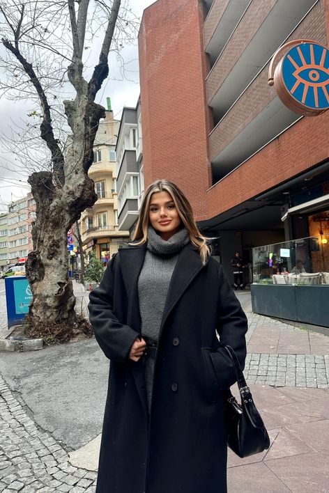 Oversize Kaban Siyah