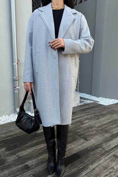 Oversize Trend Kaban Gri