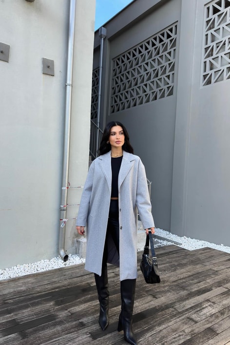 Oversize Trend Kaban Gri