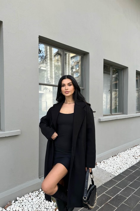 Oversize Trend Kaban Siyah