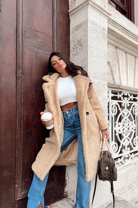 Yumoş Teddy Kaban Bej