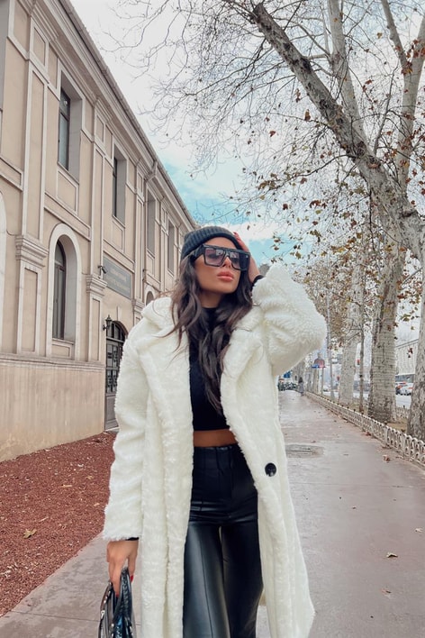 Yumoş Teddy Kaban Beyaz