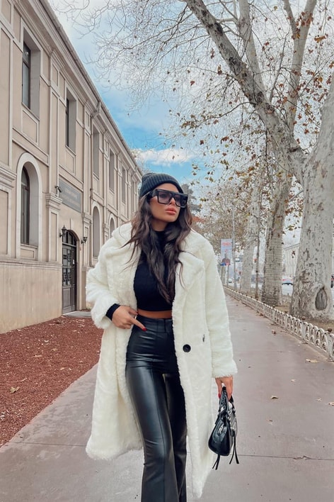 Yumoş Teddy Kaban Beyaz