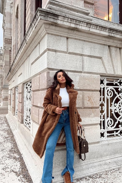 Yumoş Teddy Kaban Kahve