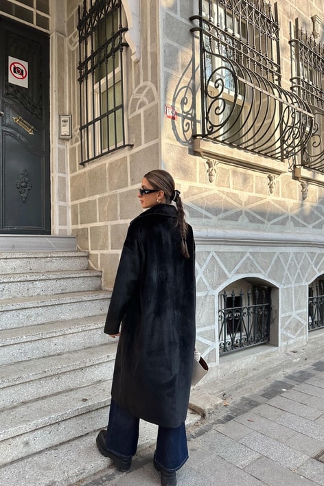 Yumuşak Tüylü Kaban Siyah