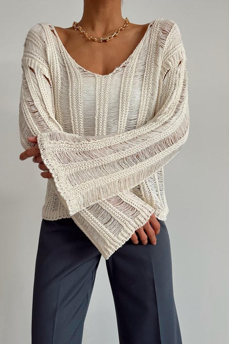 Ajur Tirko Kazak Krem