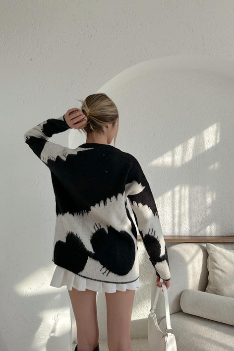 Degrade Tiftik Kazak Siyah