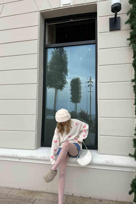 Love Pink Kazak Krem