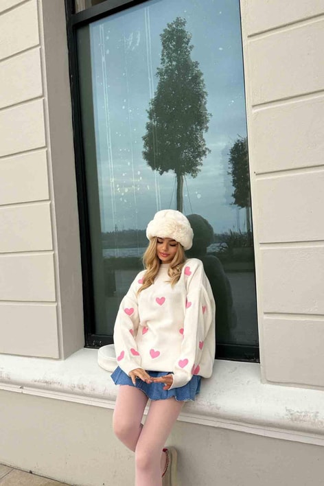 Love Pink Kazak Krem