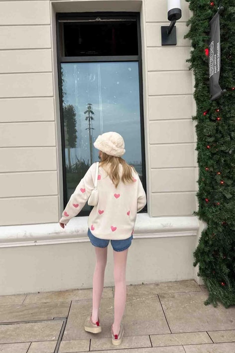 Love Pink Kazak Krem