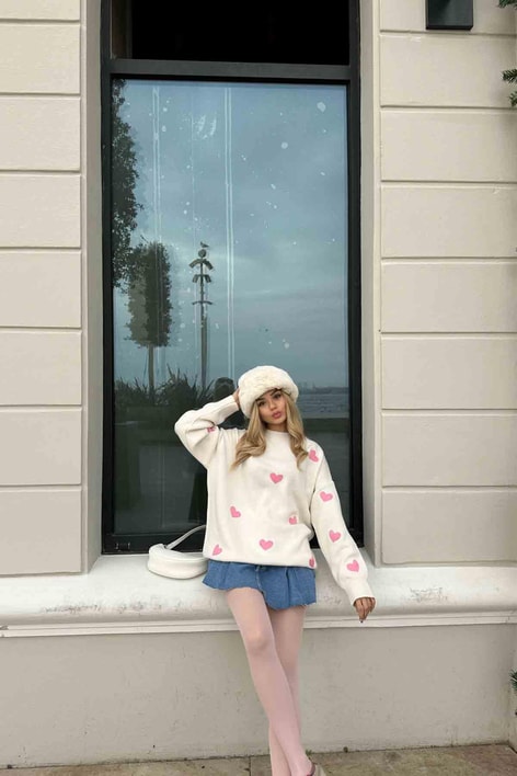 Love Pink Kazak Krem