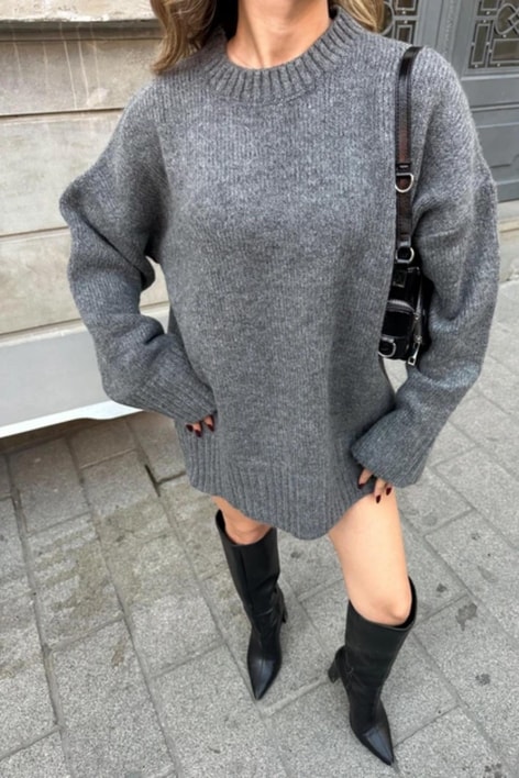 Oversize Kazak Antrasit