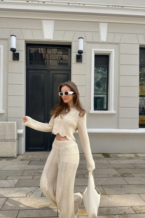 Wave Triko Kazak Bej