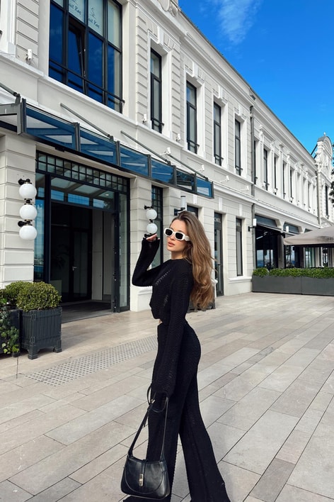 Wave Triko Kazak Siyah