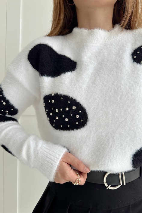 Yumoş Benek Kazak Beyaz