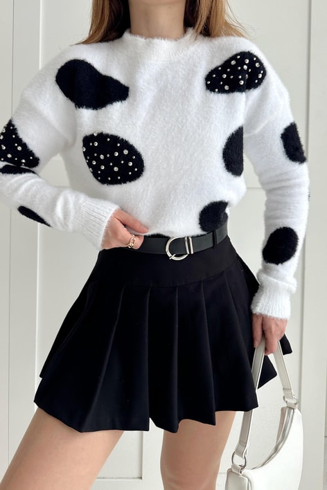 Yumoş Benek Kazak Beyaz