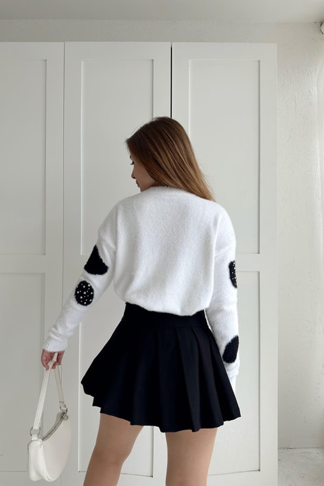 Yumoş Benek Kazak Beyaz