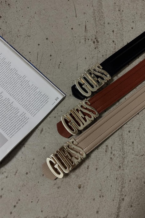 Guess Tokalı Deri Kemer Taba