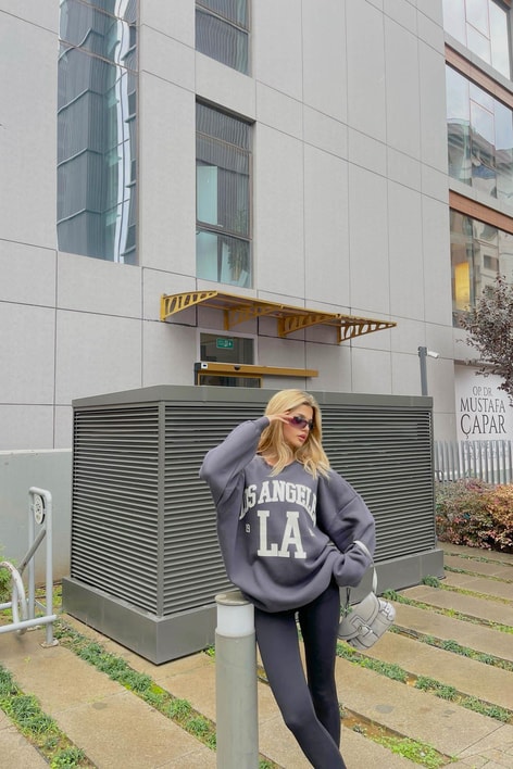 Los Angeles Sweatshirt Antrasit
