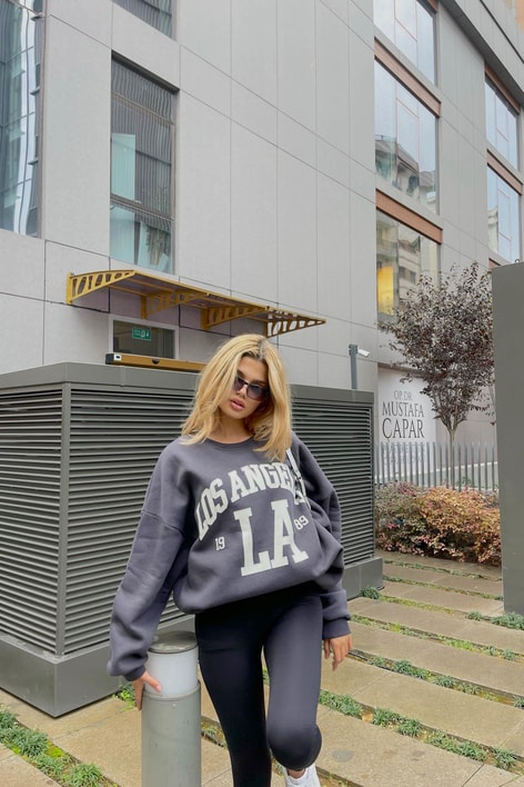 Los Angeles Sweatshirt Antrasit
