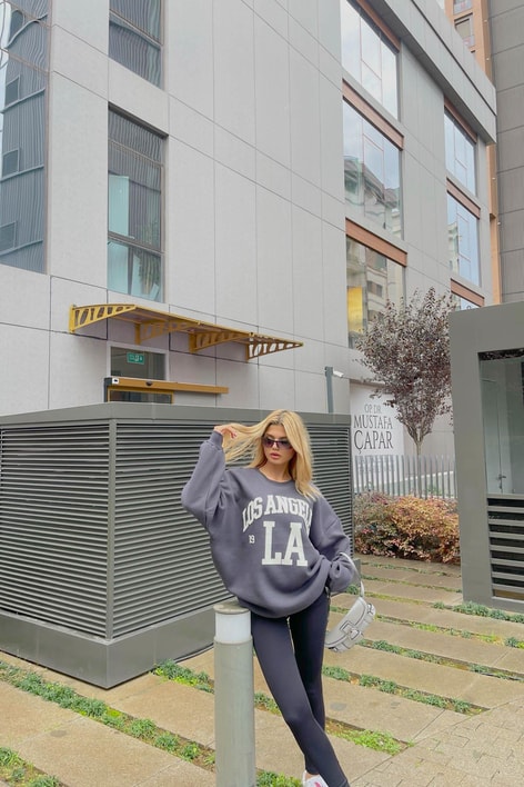 Los Angeles Sweatshirt Antrasit