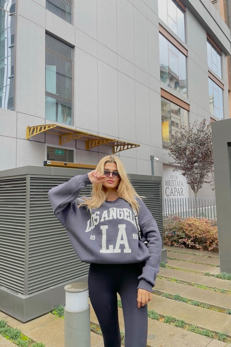 Los Angeles Sweatshirt Antrasit